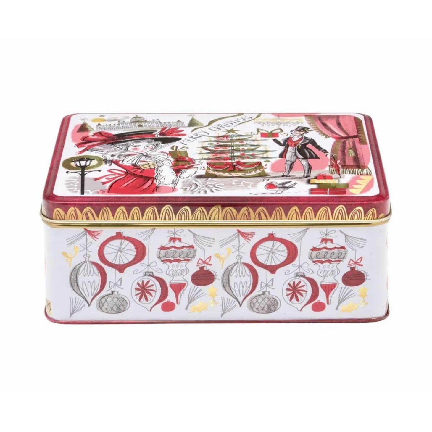 Gillian Martin Christmas Deep Rectangular Tin