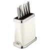 Global Knives Earth-Tsuchi 7 Piece Kitchen Knife Block Set - White