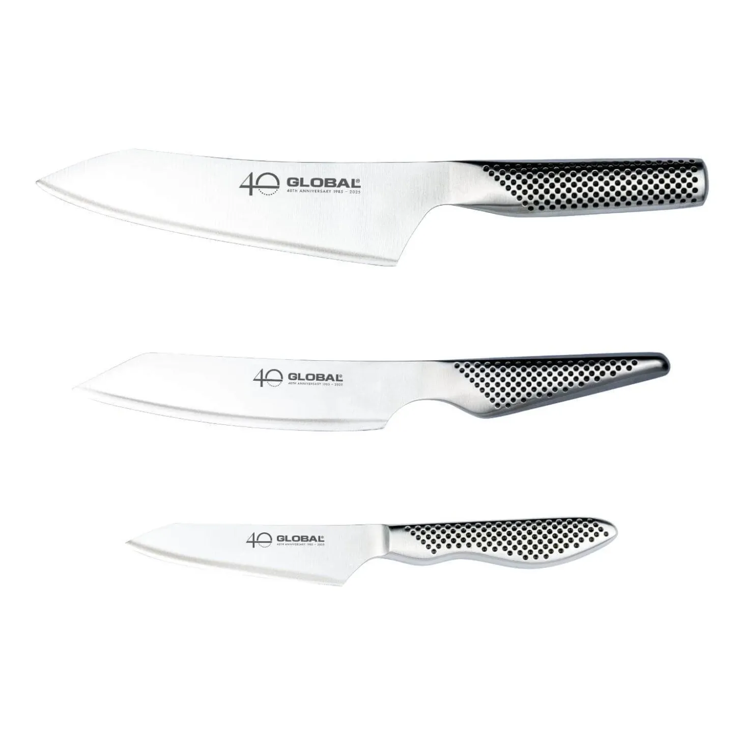 Global 40th Anniversary G-458110AB 3-Piece Knife Set