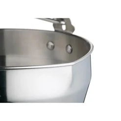 Home Made Stainless Steel 31cm Maslin Pan with Handle