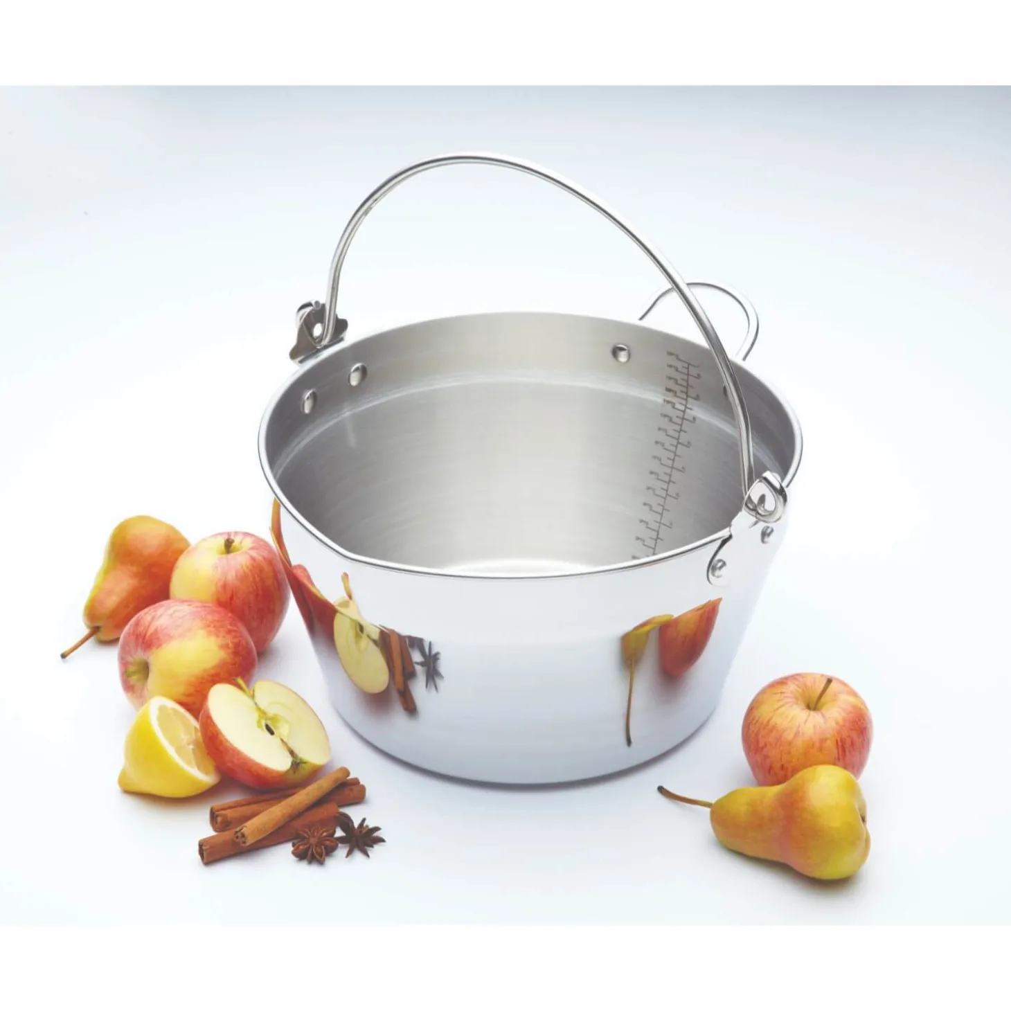 Home Made Stainless Steel 31cm Maslin Pan with Handle