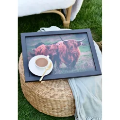 iStyle Rural Roots Rectangular Glass Worktop Saver - Cows