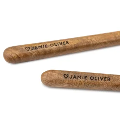Jamie Oliver Big Love Mango Wood Salad Servers - Set Of 2