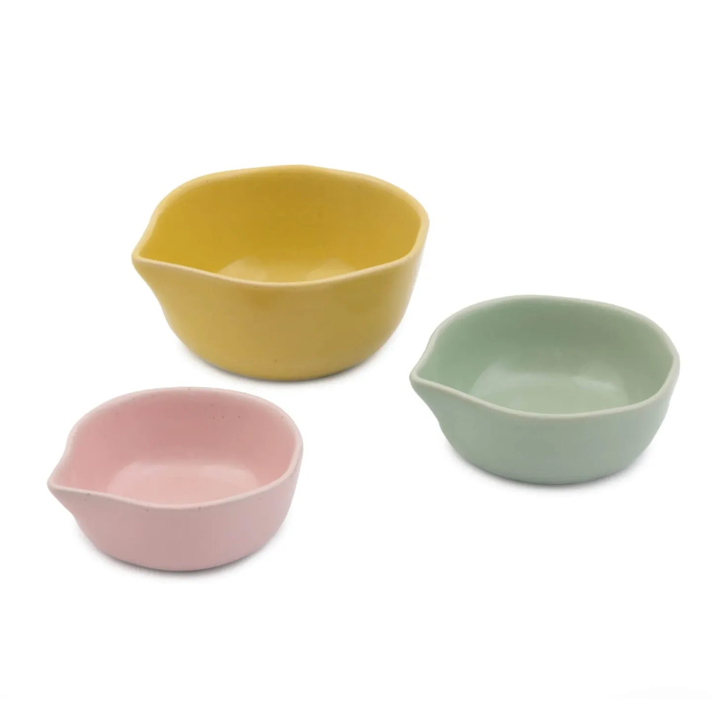 Jamie Oliver Big Love Nesting Stoneware Pinch-Me Pots - Set Of 3