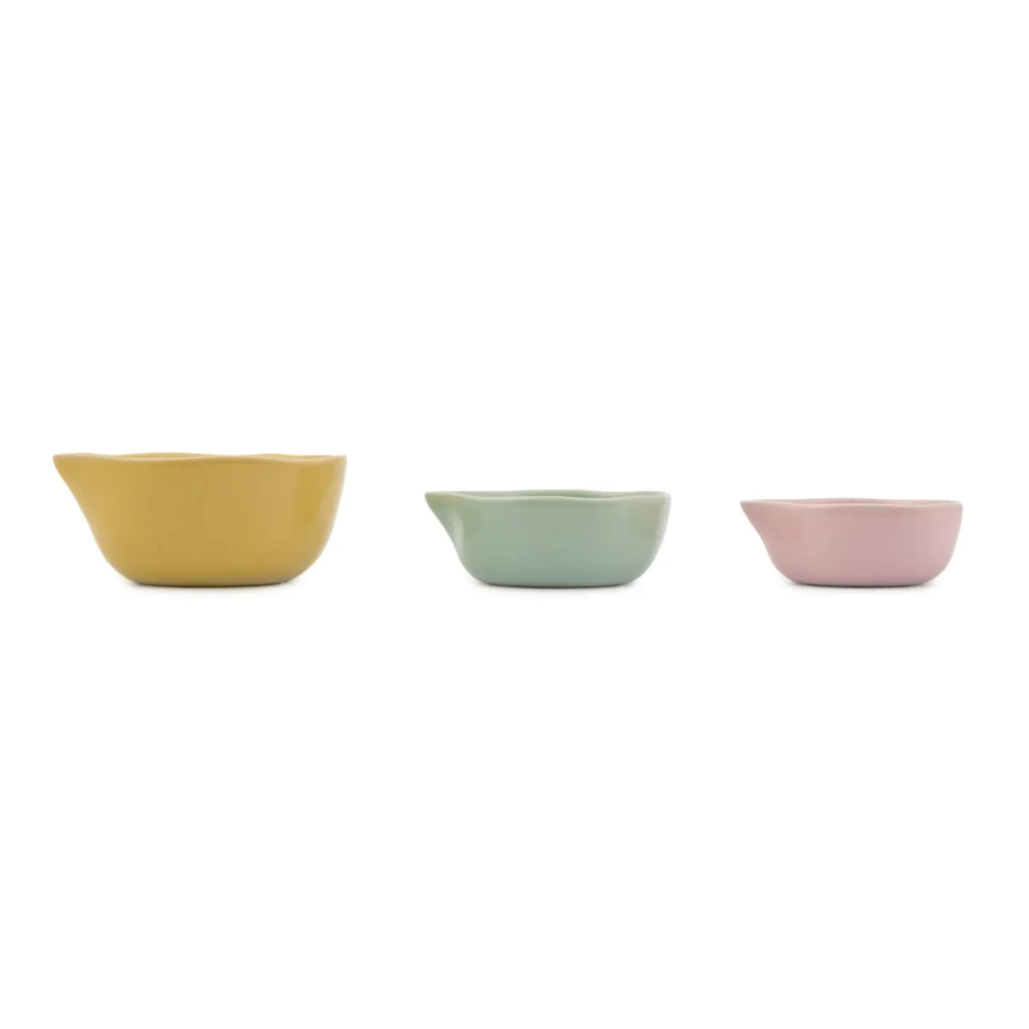 Jamie Oliver Big Love Nesting Stoneware Pinch-Me Pots - Set Of 3