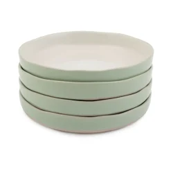Jamie Oliver Big Love Stoneware Set Of 4 22cm Dishy Bowls - Green