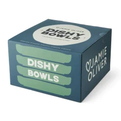 Jamie Oliver Big Love Stoneware Set Of 4 22cm Dishy Bowls - Green