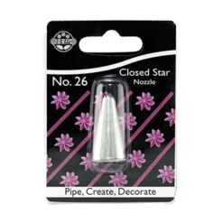 Jem No 26 Icing Nozzle - Closed Star
