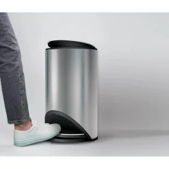 Joseph Joseph Arc 10 Litre Easy-Push Pedal Bin - Stainless Steel