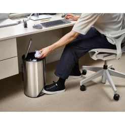 Joseph Joseph Arc 10 Litre Easy-Push Pedal Bin - Stainless Steel