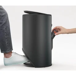 Joseph Joseph Arc 10 Litre Easy-Push Pedal Bin - Carbon Black