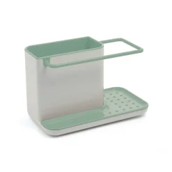 Joseph Joseph Caddy Sink Tidy - Light Stone & Sage Green