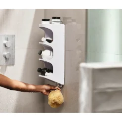 Joseph Joseph Capsule 4 Tier Shower Shelf - White