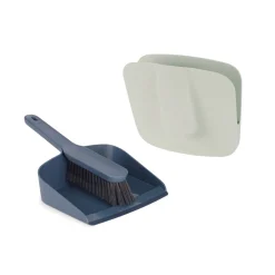 Joseph Joseph CleanStore Wall-Mounted Dustpan & Brush - Blue