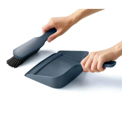 Joseph Joseph CleanStore Wall-Mounted Dustpan & Brush - Blue