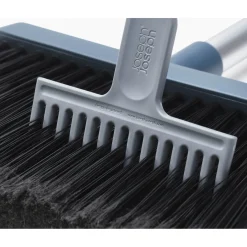 Joseph Joseph CleanStore Wall-Mounted Long Bristle Broom - Blue