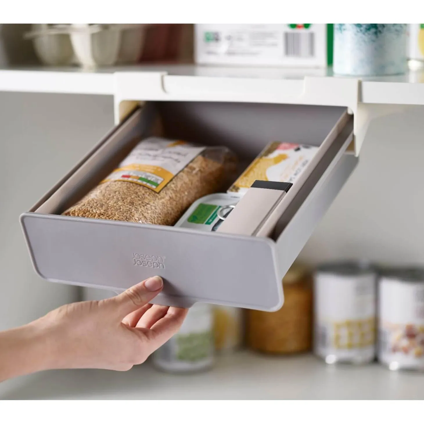 Joseph Joseph CupboardStore Under-Shelf Drawer - Grey