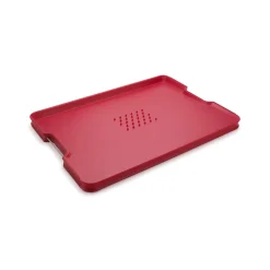 Joseph Joseph Cut&Carve Plus Multi-function Extra Large Chopping Board - Red
