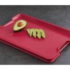 Joseph Joseph Cut&Carve Plus Multi-function Extra Large Chopping Board - Red