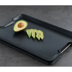 Joseph Joseph Cut&Carve Plus Multifunction Large Chopping Board - Black