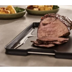 Joseph Joseph Cut&Carve Plus Multi-function Extra Large Chopping Board - Black