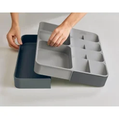 Joseph Joseph DrawerStore Expanding Cutlery Tray - Grey