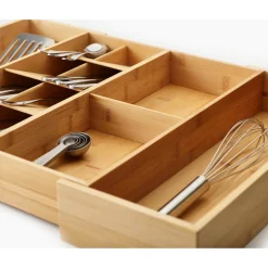 Joseph Joseph DrawerStore Bamboo Expanding Cutlery Organiser
