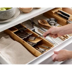 Joseph Joseph DrawerStore Bamboo Cutlery Organisation