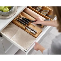 Joseph Joseph DrawerStore Bamboo 2 Tier Knife Organisation