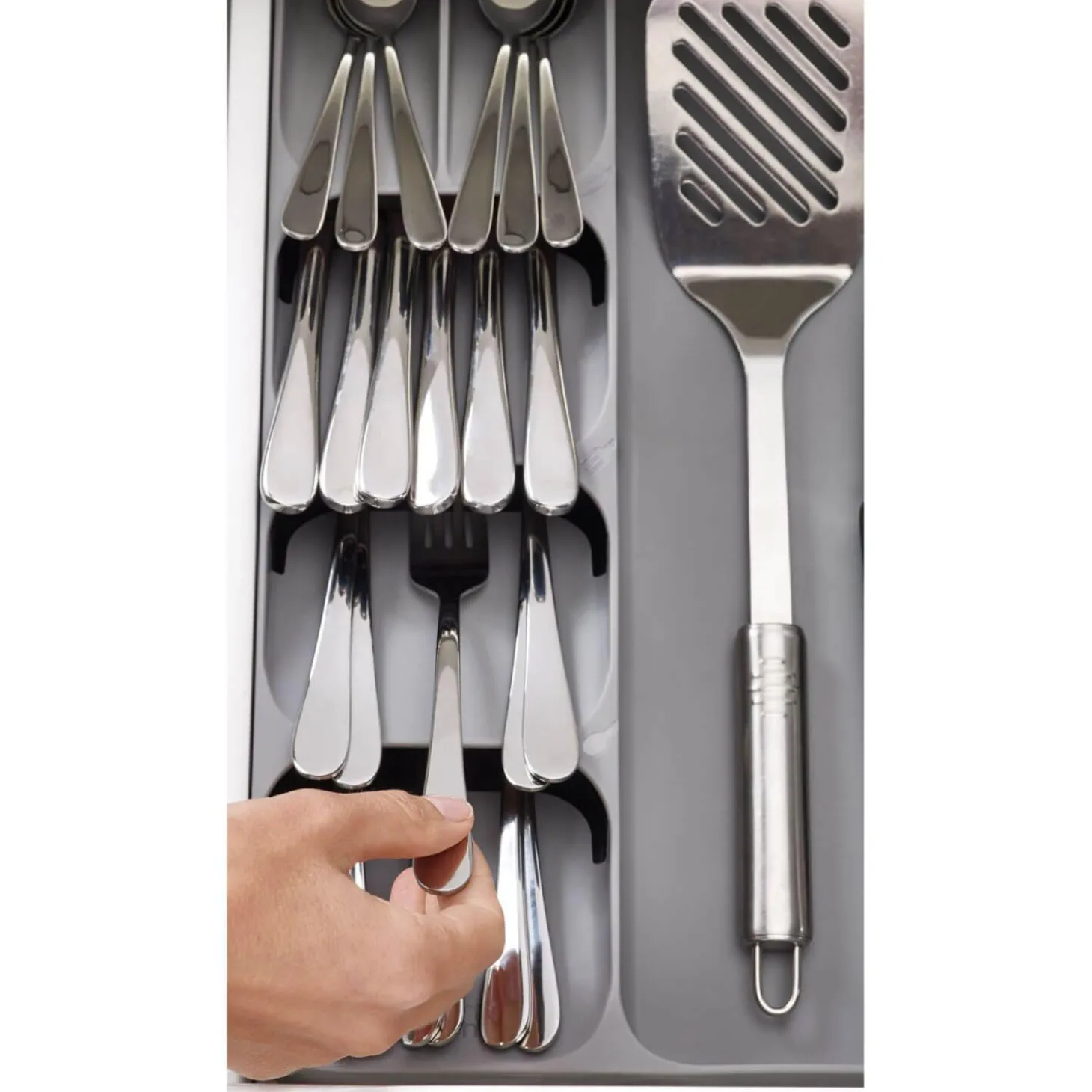 Joseph Joseph DrawerStore Cutlery, Utensil & Gadget Organiser - Grey