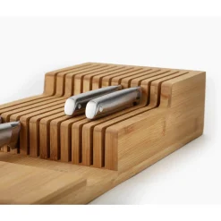Joseph Joseph DrawerStore Large Bamboo 2-Tier Knife Organiser