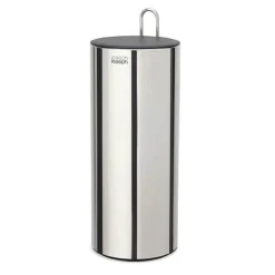 Joseph Joseph EasyStore Luxe Stainless Steel Concealed Toilet Roll Holder