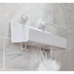 Joseph Joseph EasyStore Large Shower Shelf With Mirror