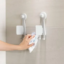 Joseph Joseph EasyStore Large Shower Shelf With Mirror