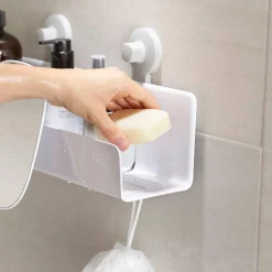 Joseph Joseph EasyStore Large Shower Shelf With Mirror