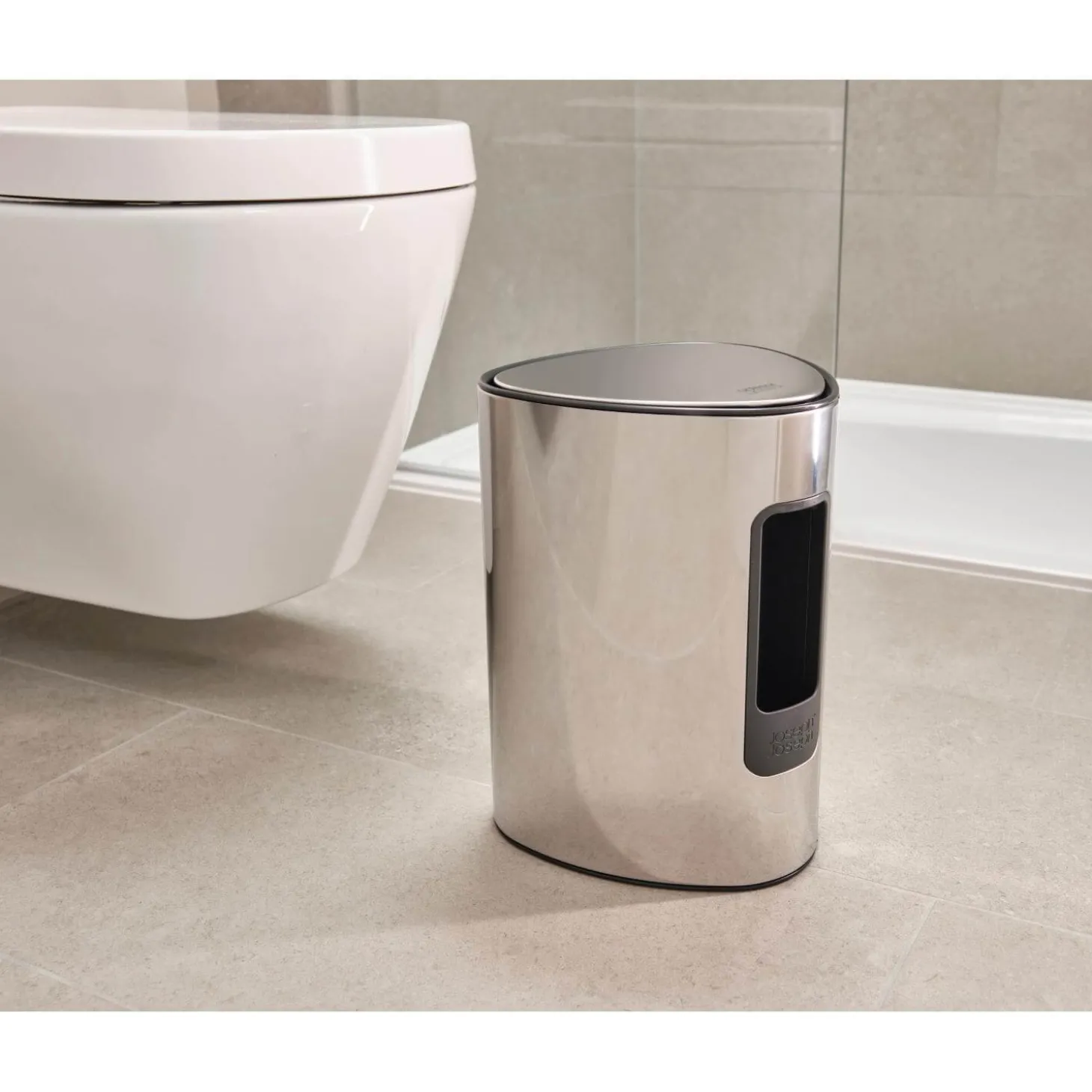 Joseph Joseph EasyStore Luxe 5-Litre Pedal Bin - Stainless Steel