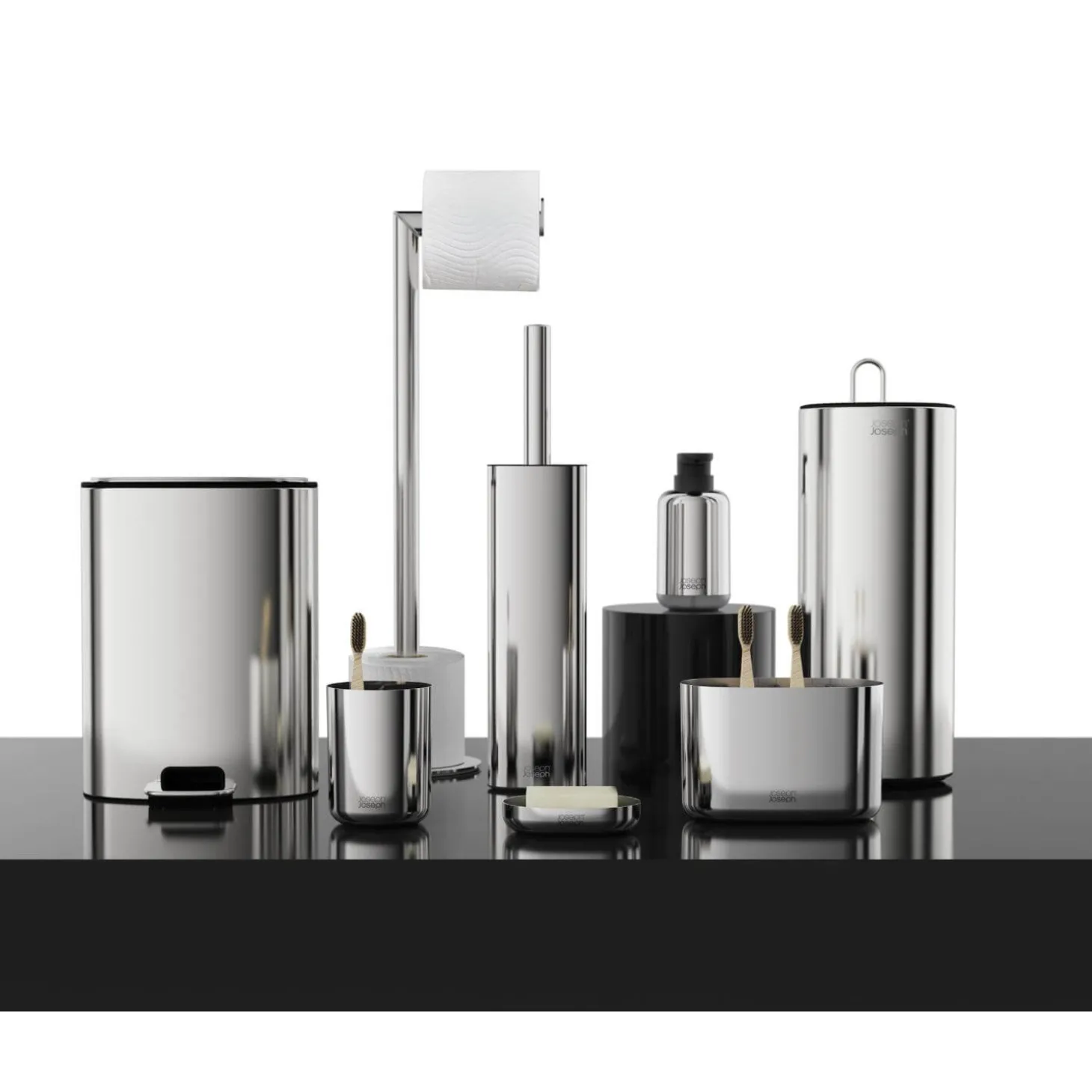 Joseph Joseph EasyStore Luxe 5-Litre Pedal Bin - Stainless Steel