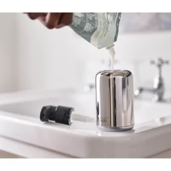Joseph Joseph EasyStore Luxe Stainless Steel Soap Pump
