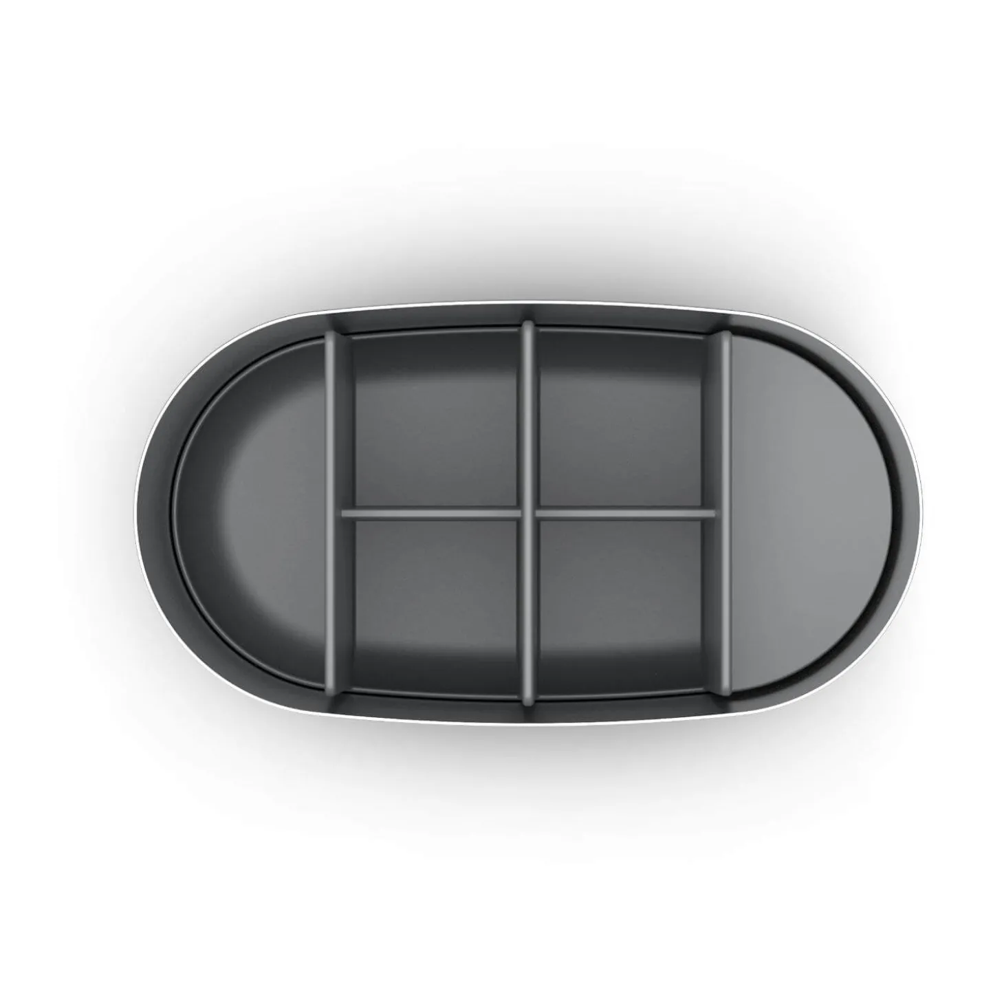 Joseph Joseph EasyStore Luxe Stainless Steel Large Toothbrush Caddy