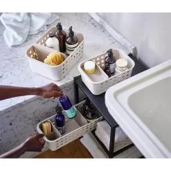 Joseph Joseph EasyStore Large Bathroom Storage Basket - Ecru