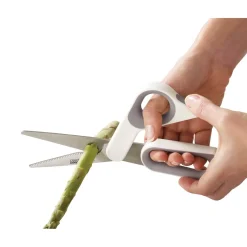 Joseph Joseph Elevate Fusion 5-Piece Knife & Scissor Set with Beechwood Block