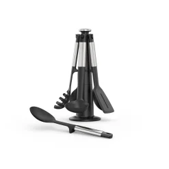 Joseph Joseph Elevate Stainless Steel & Silicone Utensil 5-Piece Carousel Set