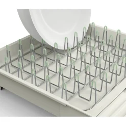 Joseph Joseph Extend Expandable Dish Rack - Light Stone & Sage Green