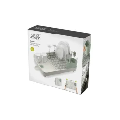 Joseph Joseph Extend Expandable Dish Rack - Light Stone & Sage Green