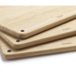 Joseph Joseph Folio Steel Bamboo 3-Piece Chopping Board Set