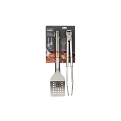 Joseph Joseph  GrillOut™ Stainless Steel BBQ 2-Piece Retractable Turner & Tongs Set