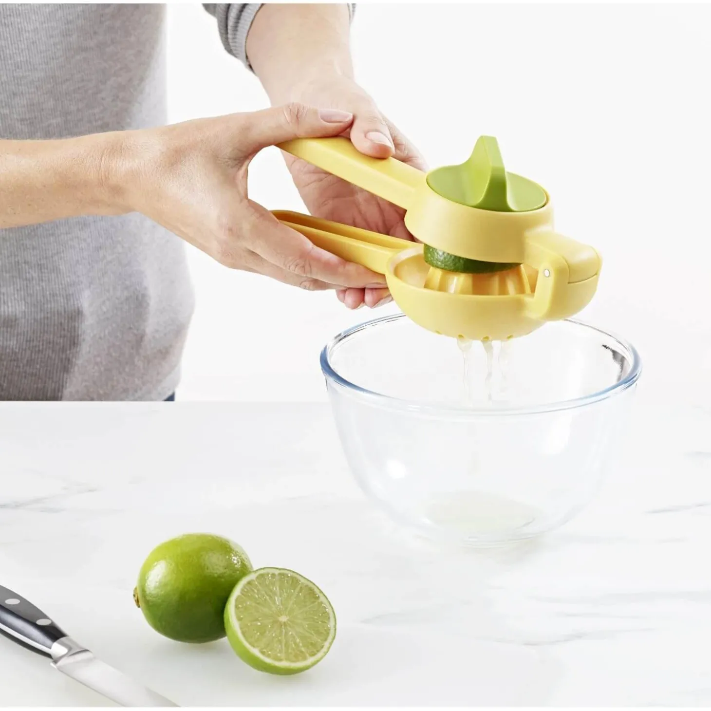 Joseph Joseph JuiceMax Dual Action Citrus Press - Yellow