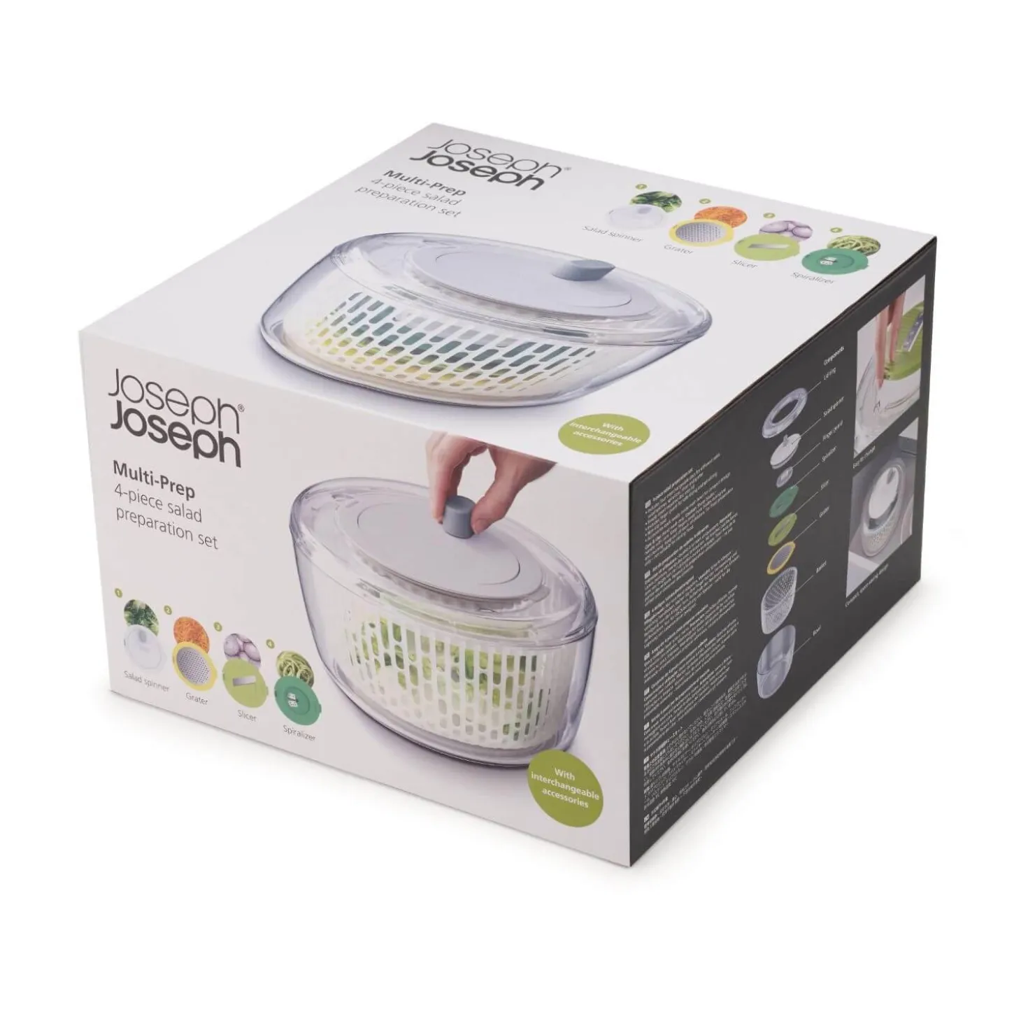 Joseph Joseph Multi Prep 4 Piece Salad Set - Green