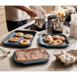 Joseph Joseph Nest™ Bake Oven Non-Stick 3 Piece Baking Tray Set - Blue