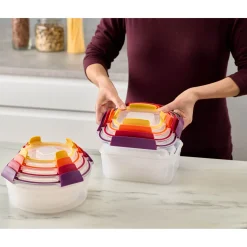 Joseph Joseph Nest™  Lock 8-Piece Mulitcolour Mixed Food Container Set
